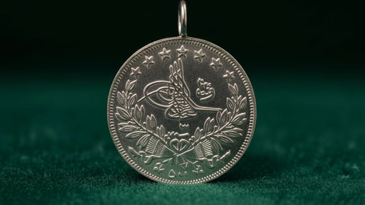 Resat Silber Münze als Anhänger im Angebot nur 99€